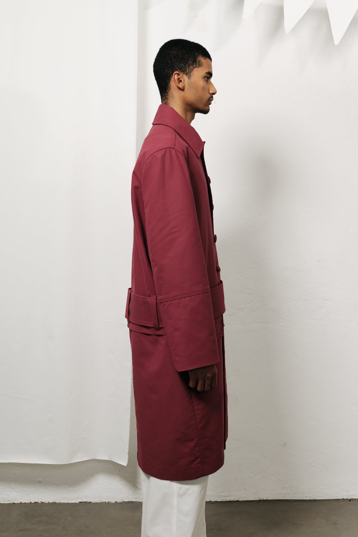 【Eaphi】新品 gunpatch waist mark long coat Dropped Waist Coat – marke-brand