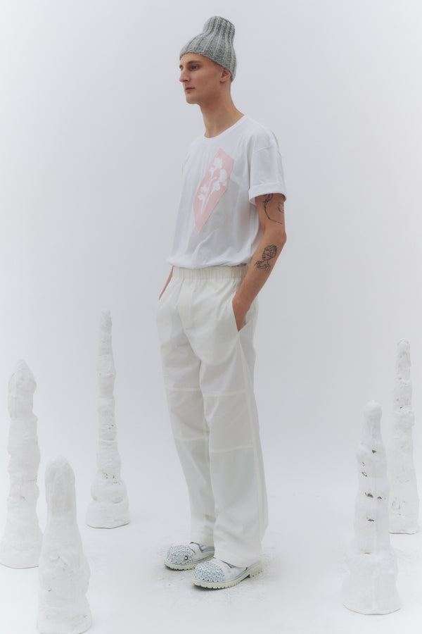 White Workwear Pants